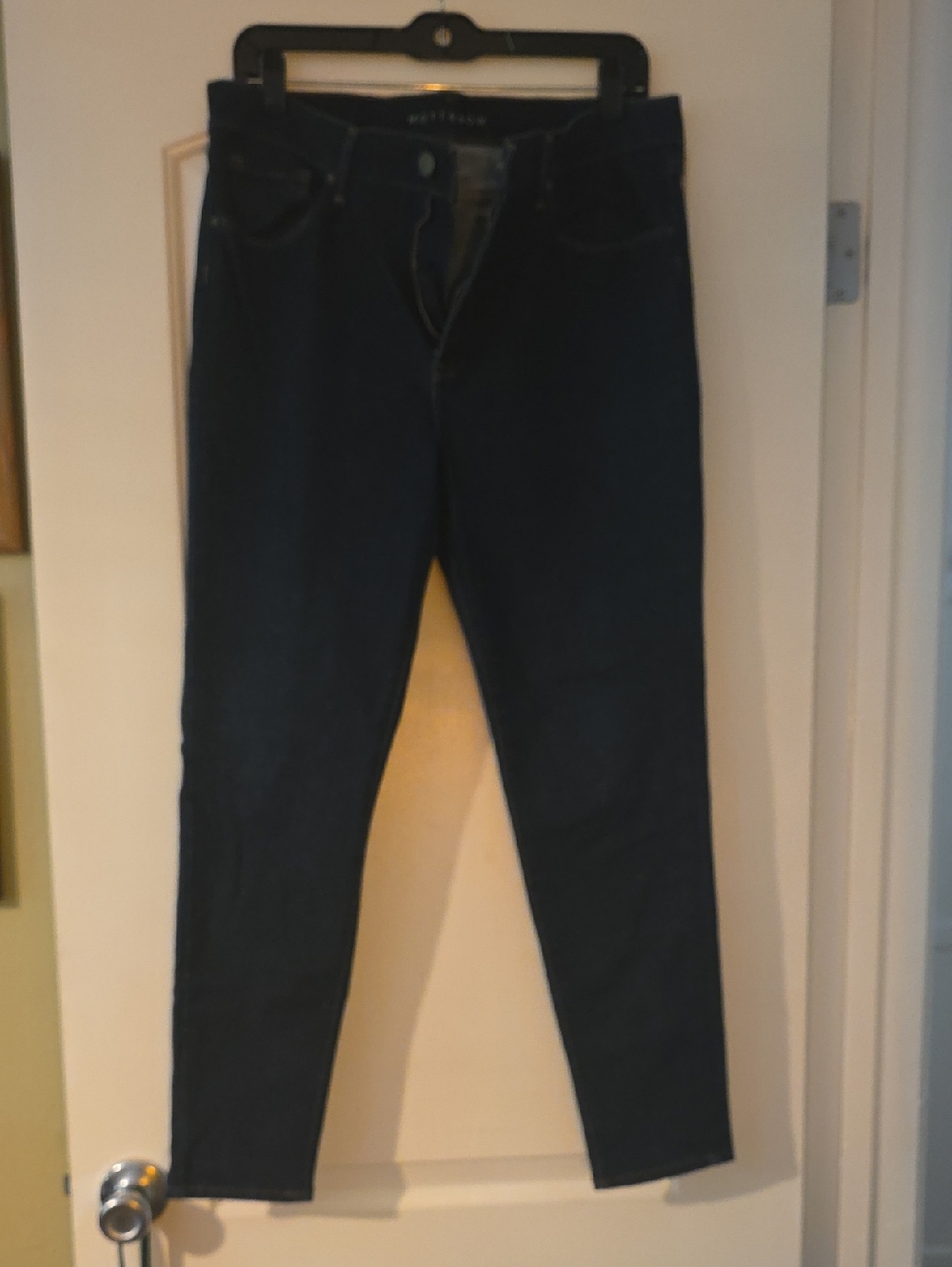 Slim Dark Blue Stretch Skinny Jeans for Women